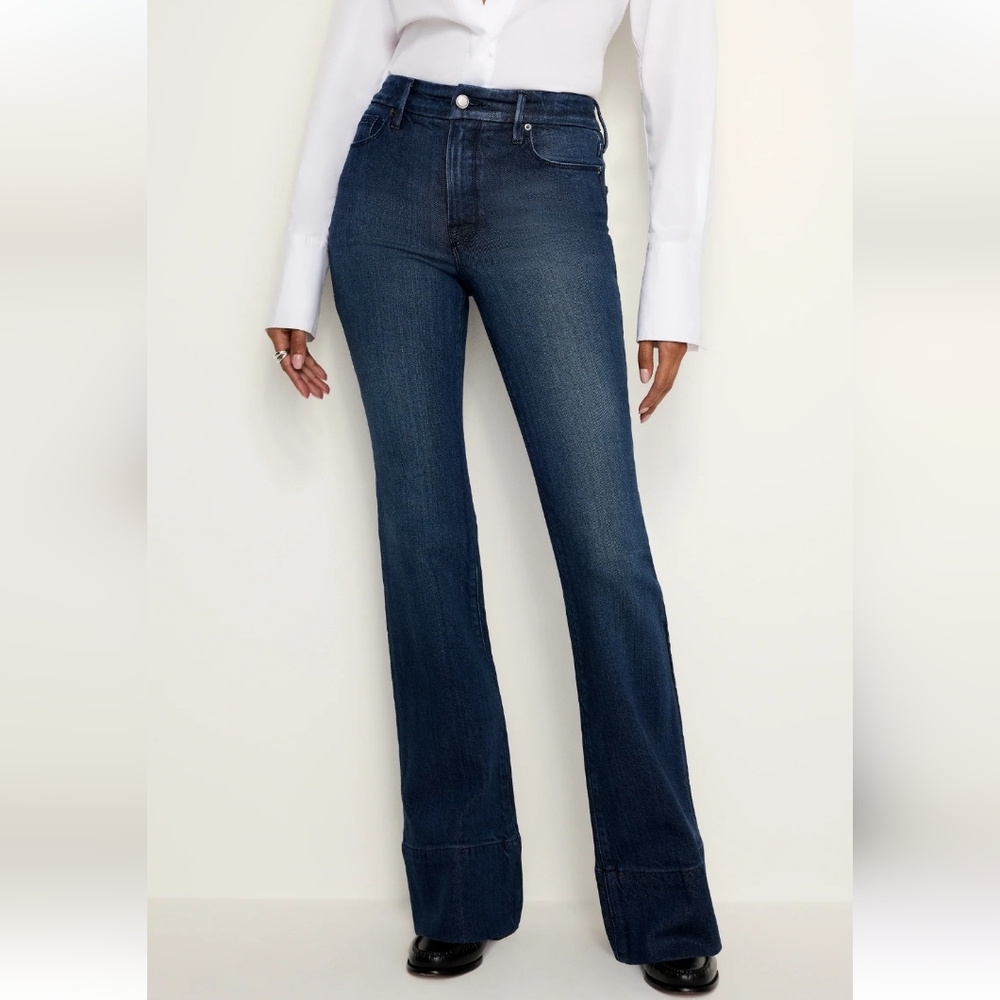 Good American SOFT-TECH GOOD CLASSIC SLIM BOOTCUT JEANS